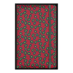Carnet Édition Limitée Large 13X21 - Pages Lignées - Motif Paisley Bordeaux