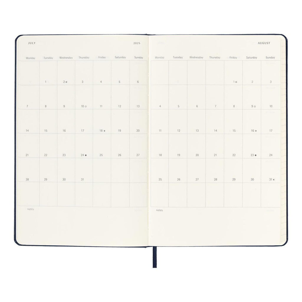 12-Month Classic Diary Large 13X21 - Daily - Black