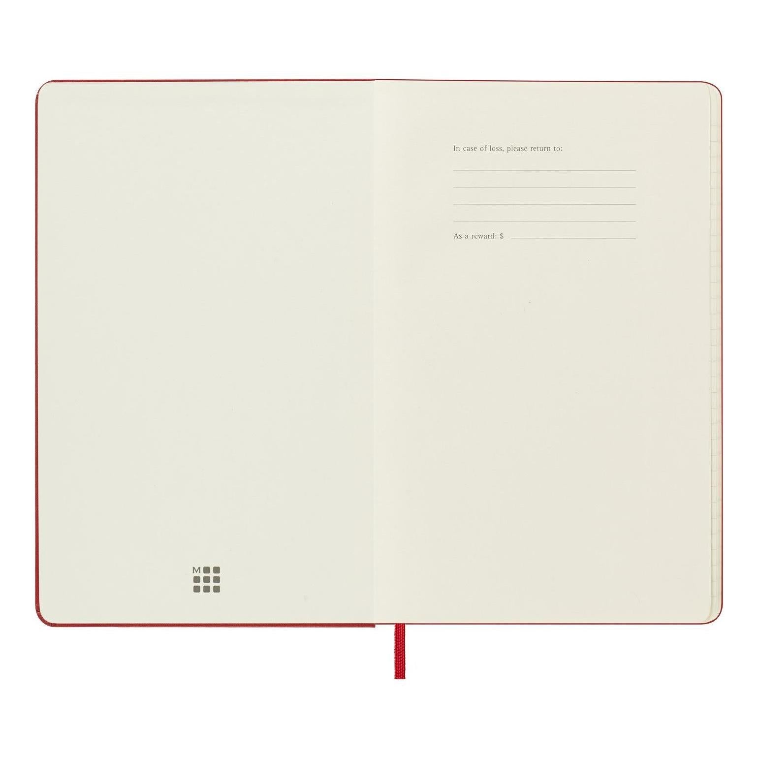 12-Month Classic Diary Large 13X21 - Daily - Scarlet Red