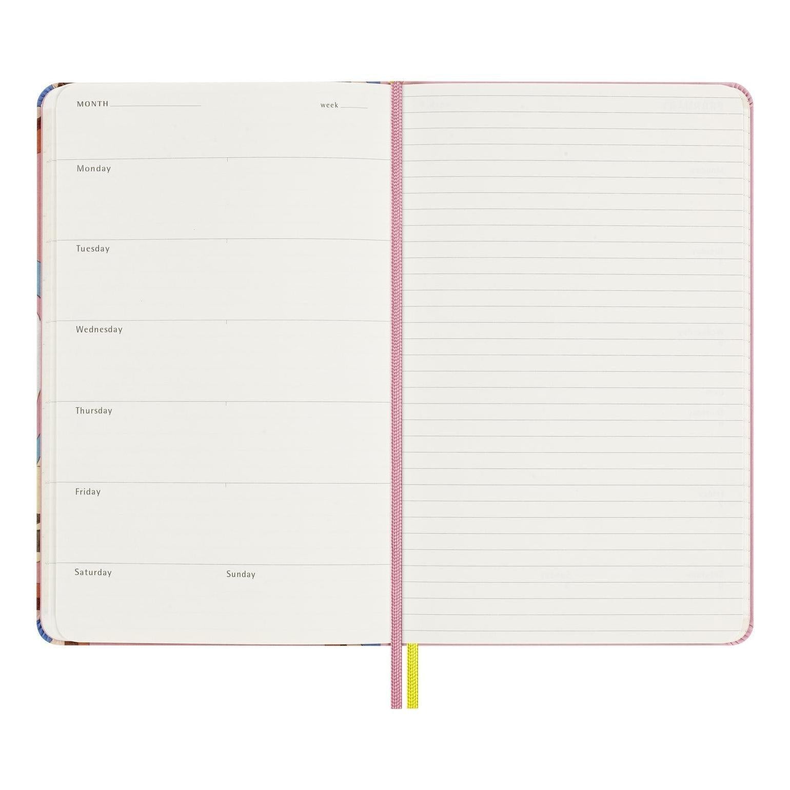 Undated Large 13X21 Diary - Undated - Black