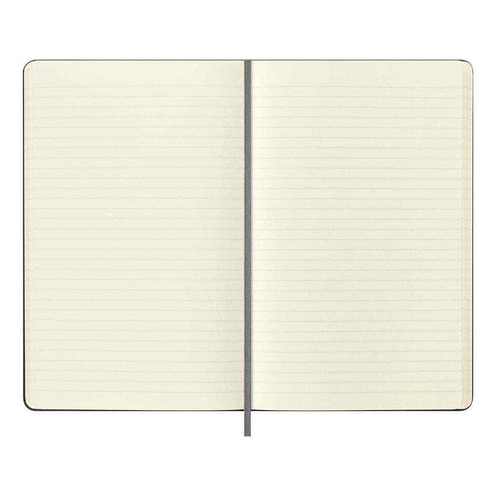 Festive Large 13X21 Notebook - Ruled Pages - Black