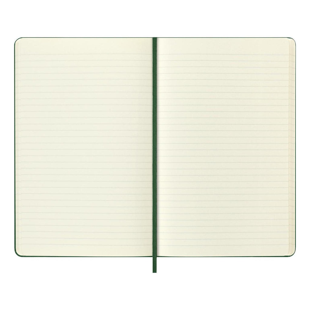 Carnet Fêtes Large 13X21 - Pages Lignées - Vert Myrte