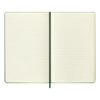 Carnet Fêtes Large 13X21 - Pages Lignées - Vert Myrte