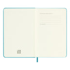 Carnet Classique Pocket 9X14 - Pages Lignées - Bleu Récif