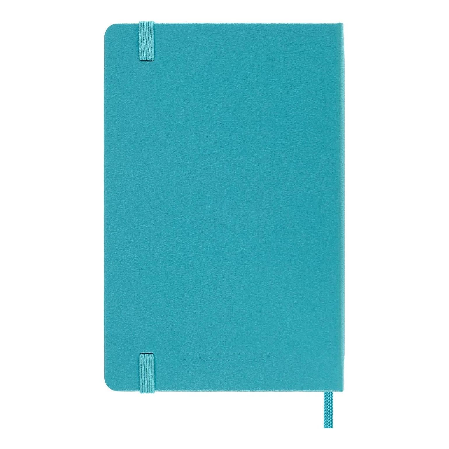 Carnet Classique Pocket 9X14 - Pages Lignées - Bleu Récif