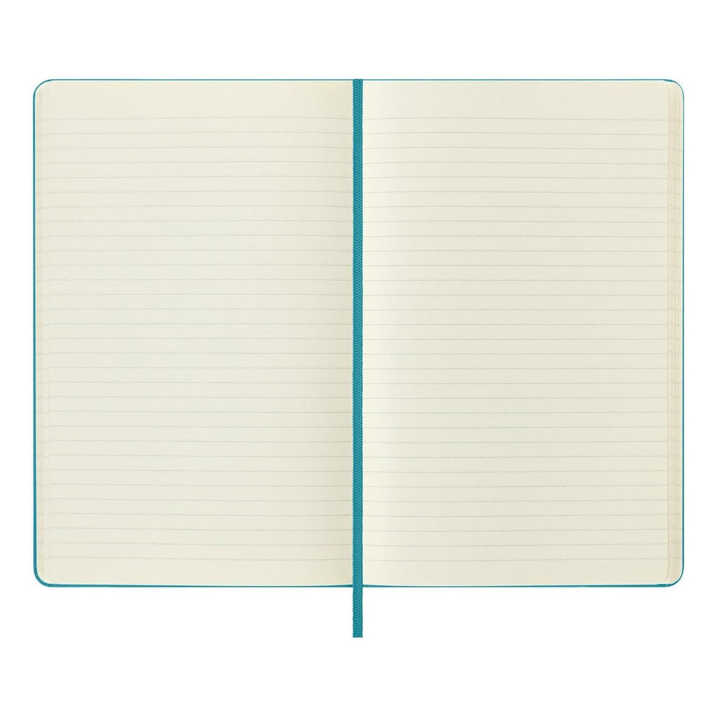 Carnet Classique Large 13X21 - Pages Lignées - Bleu Récif