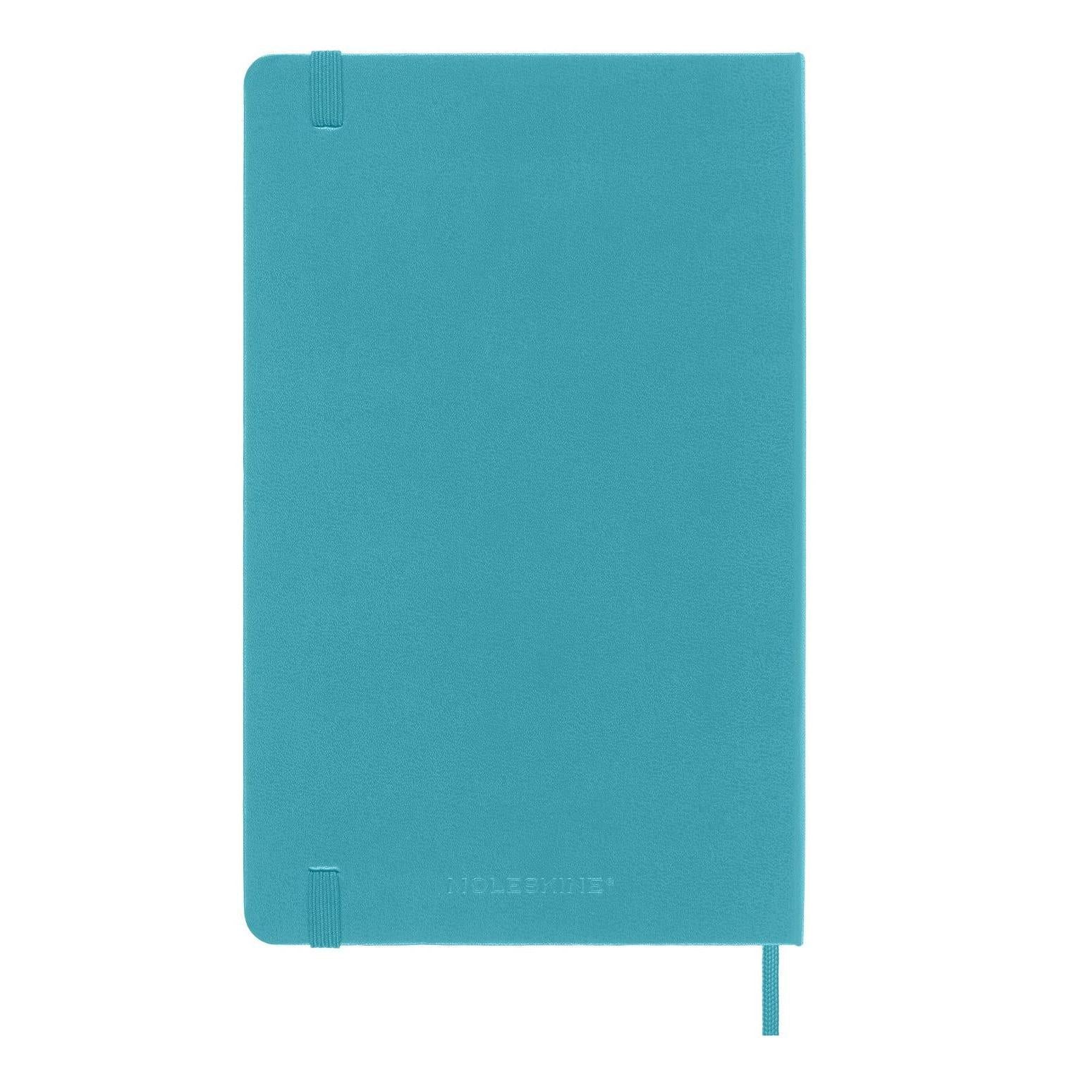 Classic Large Notebook 13X21 - Plain Pages - Reef Blue