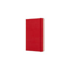 Carnet Classique Large 13X21 - Pages Pointillées - Rouge Écarlate