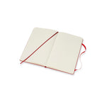Carnet Classique Large 13X21 - Pages Pointillées - Rouge Écarlate