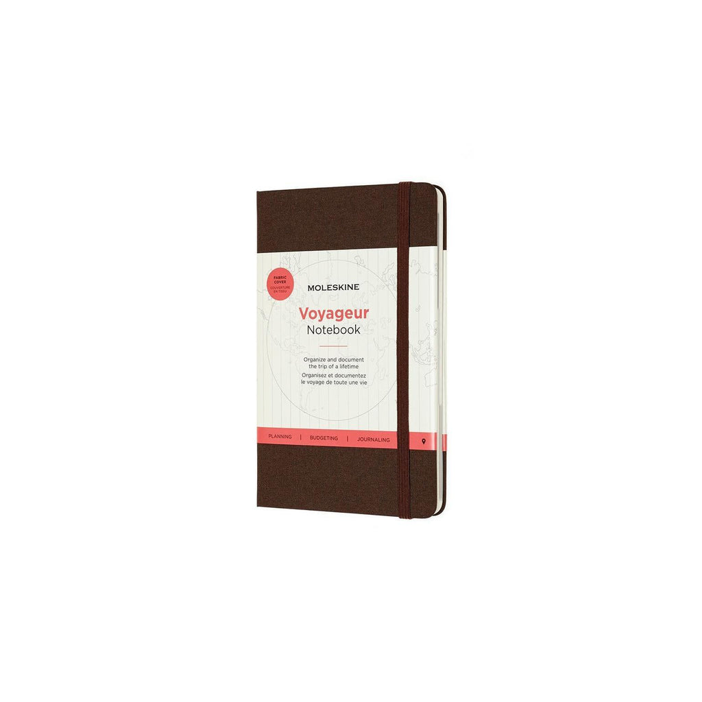 Traveller Medium 11.5X18 Notebook - Text - Coffee Brown