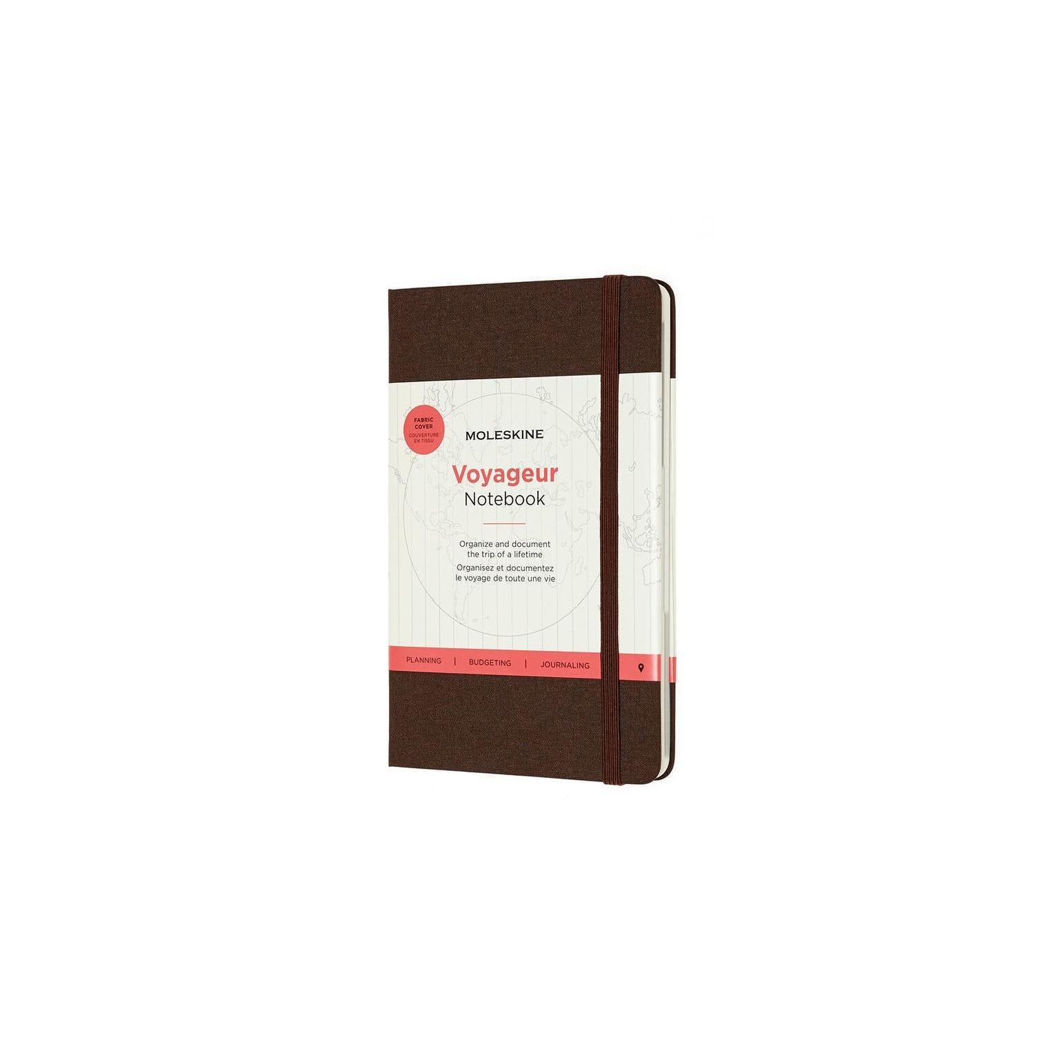 Traveller Medium 11.5X18 Notebook - Text - Coffee Brown