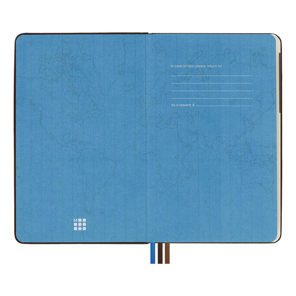Traveller Medium 11.5X18 Notebook - Text - Coffee Brown