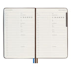 Traveller Medium 11.5X18 Notebook - Text - Coffee Brown