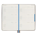Traveller Medium 11.5X18 Notebook - Text - Coffee Brown