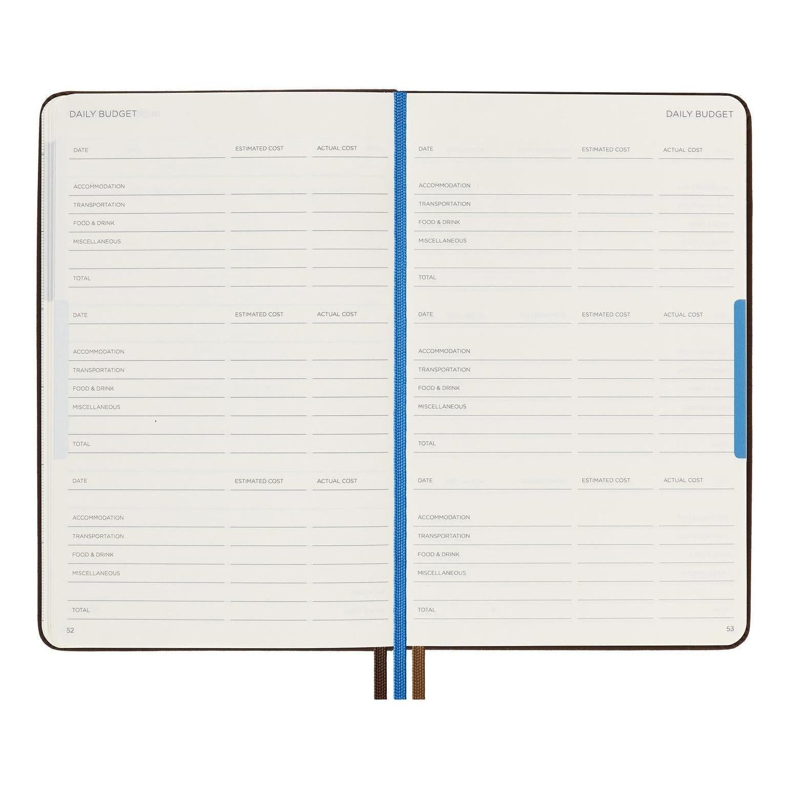 Traveller Medium 11.5X18 Notebook - Text - Coffee Brown