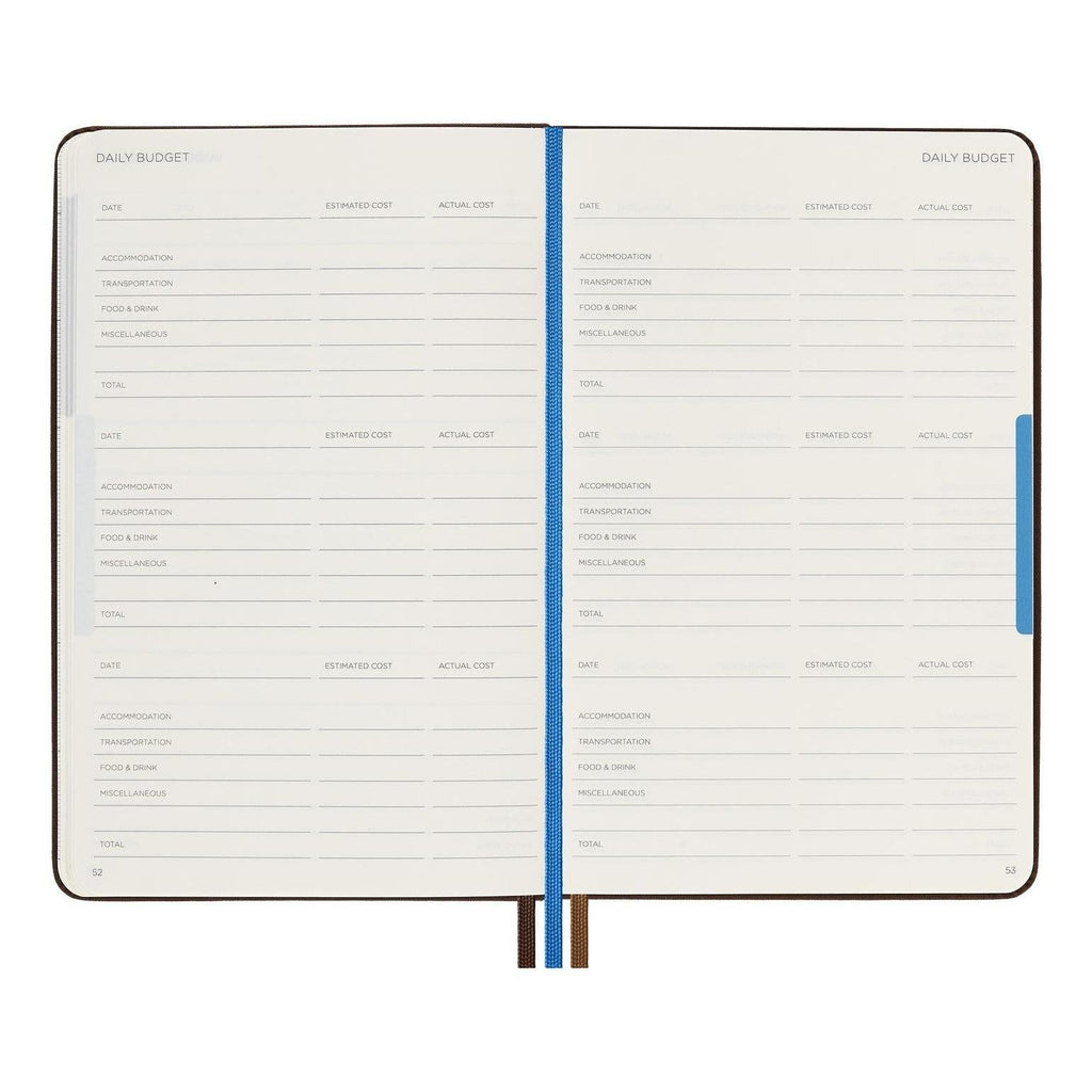 Traveller Medium 11.5X18 Notebook - Text - Coffee Brown