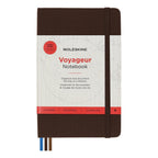 Traveller Medium 11.5X18 Notebook - Text - Coffee Brown