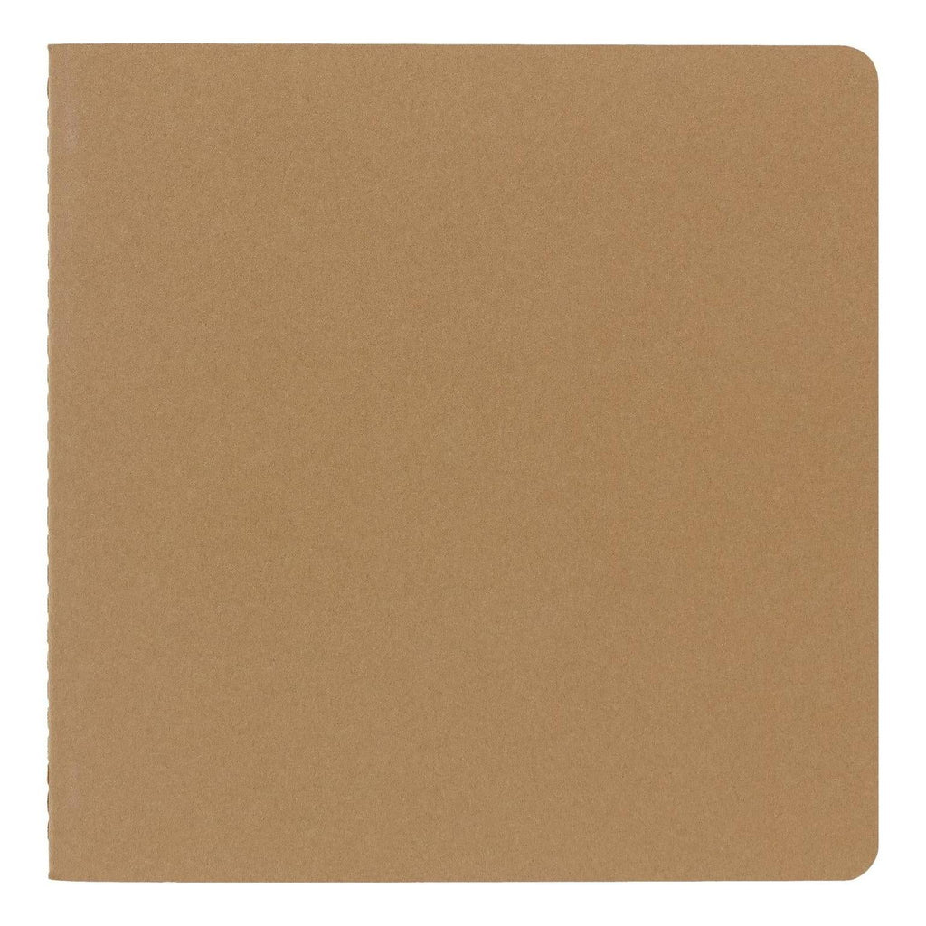 Carnet De Croquis Square 19X19 - Pages Blanches - Brun Kraft