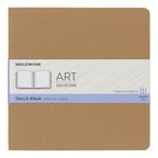 Carnet De Croquis Square 19X19 - Pages Blanches - Brun Kraft