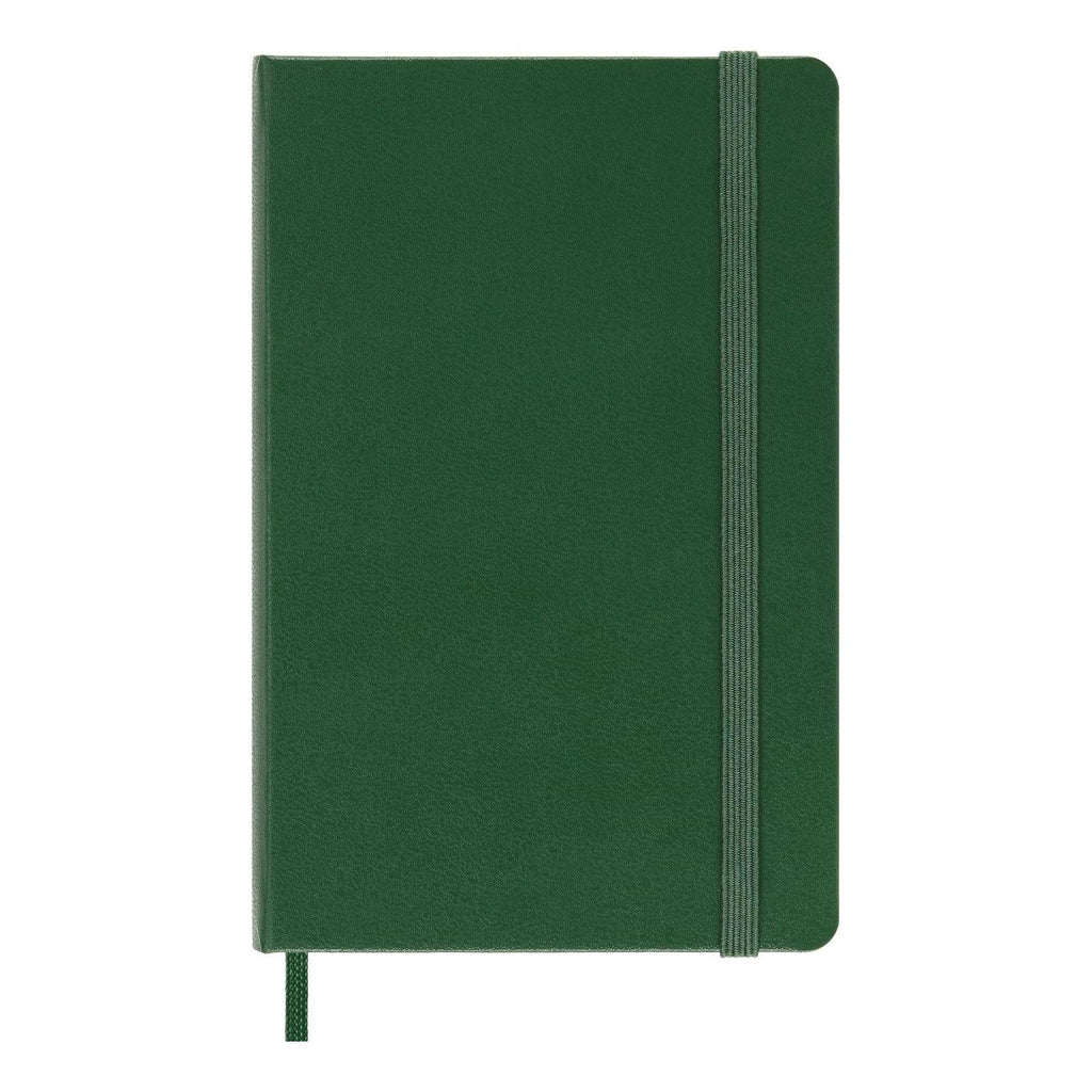 Carnet Classique Pocket 9X14 - Pages Quadrillées - Vert Myrte