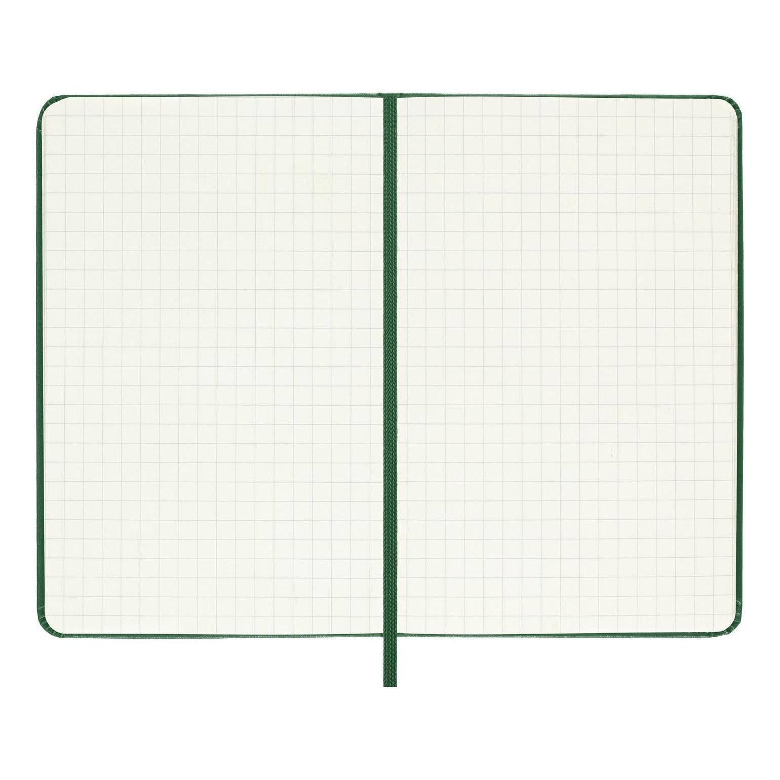 Carnet Classique Pocket 9X14 - Pages Quadrillées - Vert Myrte