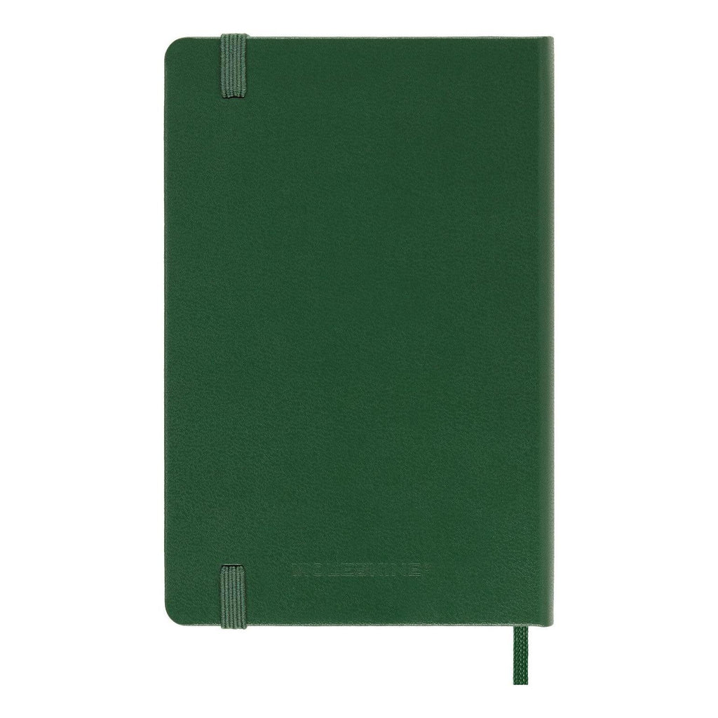 Carnet Classique Pocket 9X14 - Pages Quadrillées - Vert Myrte