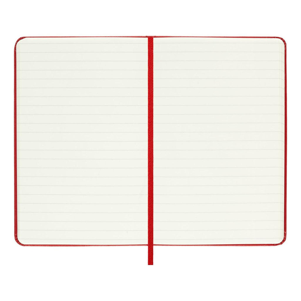 Carnet Classique Pocket 9X14 - Pages Lignées - Rouge Écarlate