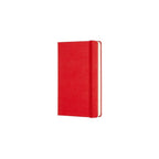 Carnet Classique Pocket 9X14 - Pages Blanches - Rouge Écarlate