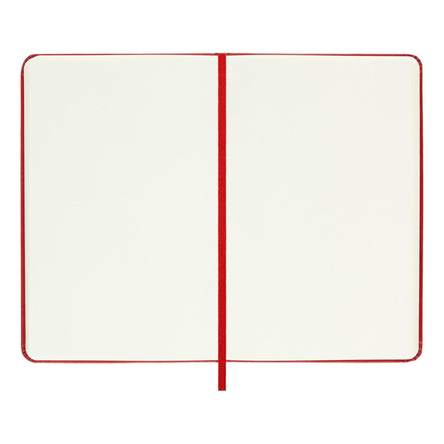 Carnet Classique Pocket 9X14 - Pages Blanches - Rouge Écarlate