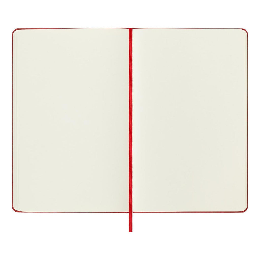 Classic Notebook Large 13x21 - Plain Pages - Scarlet Red