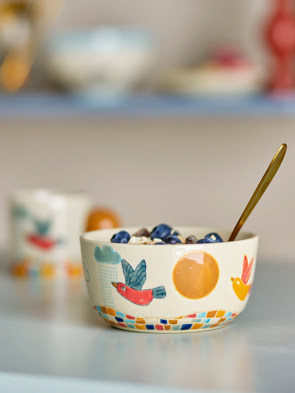 Colorine - Set of 6 Bowls - Multicolour - Stoneware