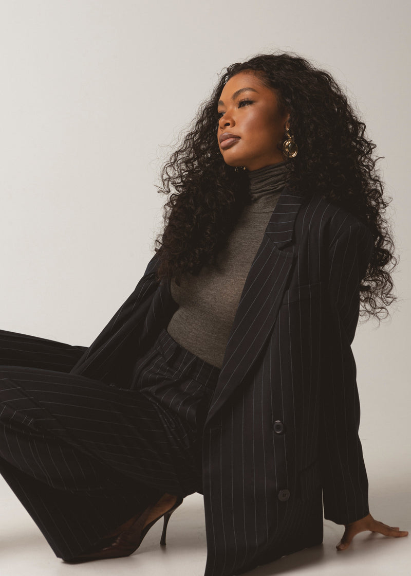 Body Belle Turtleneck - Grey