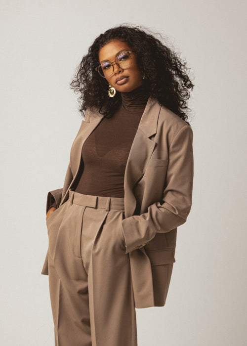 Blazer Jagger Double-Breasted Taupe