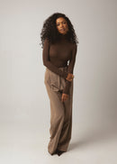 Body Belle Turtleneck - Brown