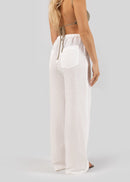 Pantalon Mai Linen - White