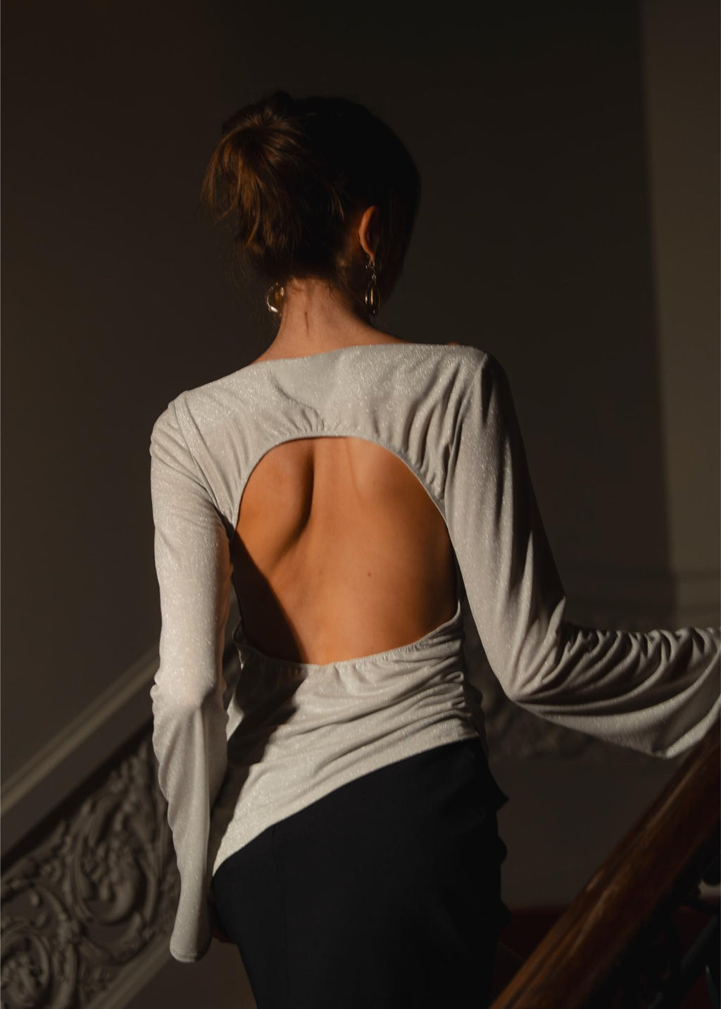 Top Steel Open Back
