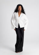 Pantalon Elise Wide-Leg Linen Trousers