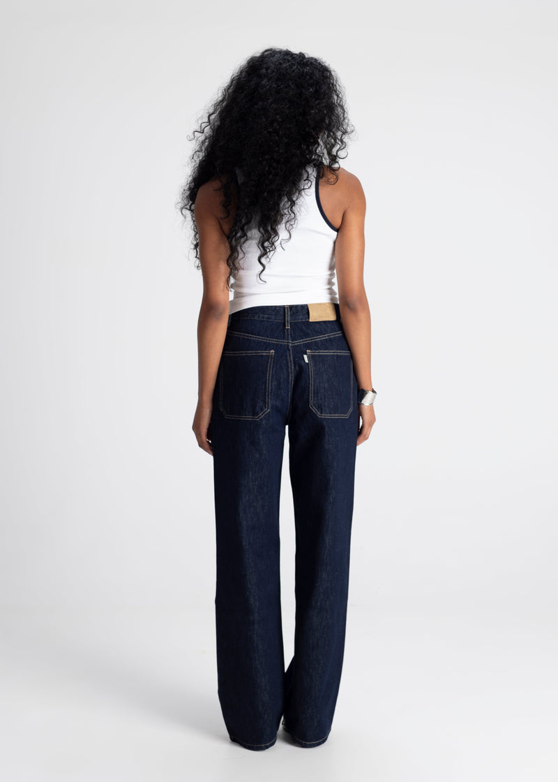 Jean Knox Relaxed Straight - Dark Wash