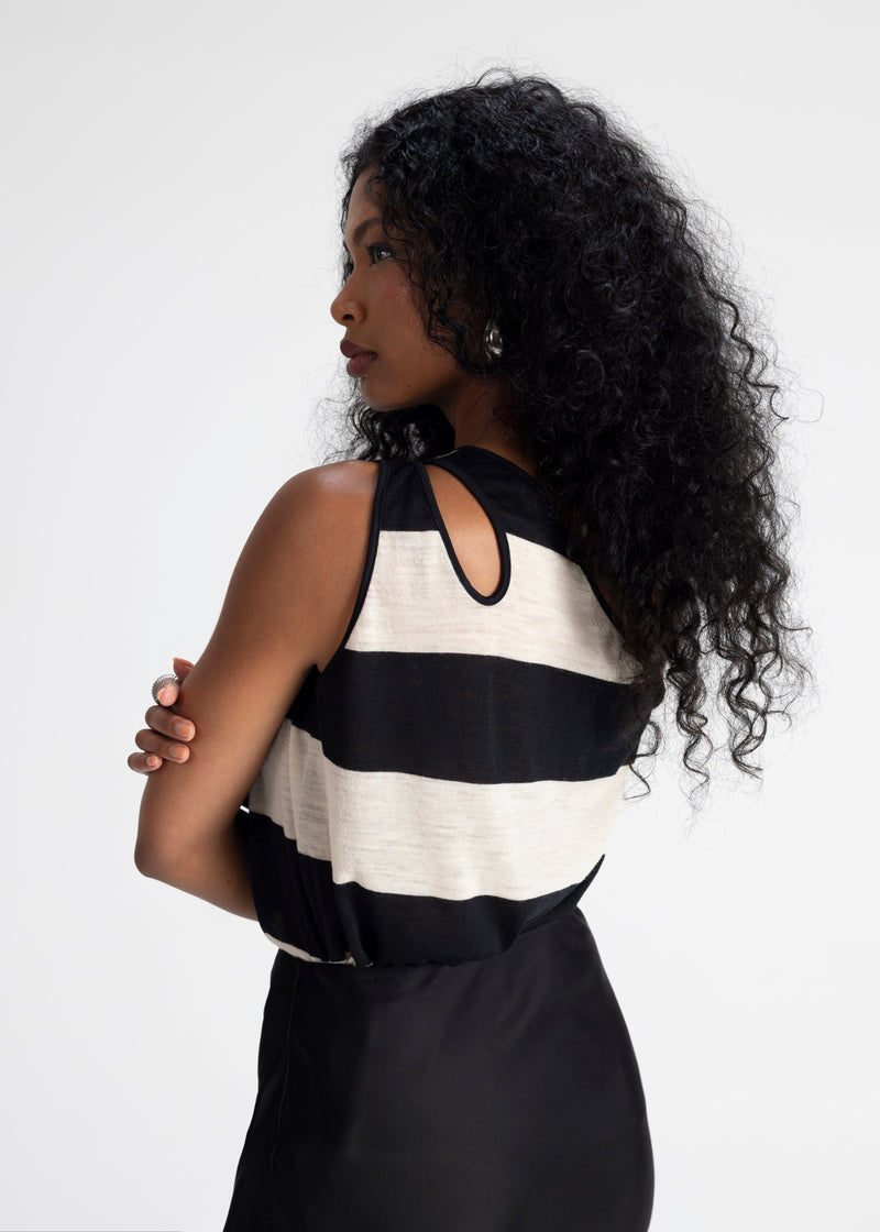 Top Francesca One-Shoulder Wool