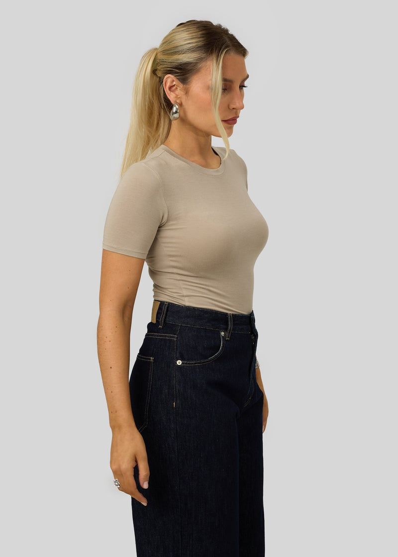 T-Shirt 90’S Fitted - Stone Beige