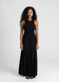 Florence Flowy Maxi Dress - Black