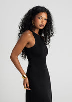 Florence Flowy Maxi Dress - Black