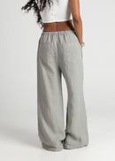 Pantalon Mai Loose Linen - Grey
