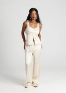 Top Giulia Satin Corset - Champagne