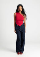 Jean Knox Relaxed Straight - Dark Wash