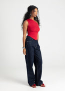 Jean Knox Relaxed Straight - Dark Wash