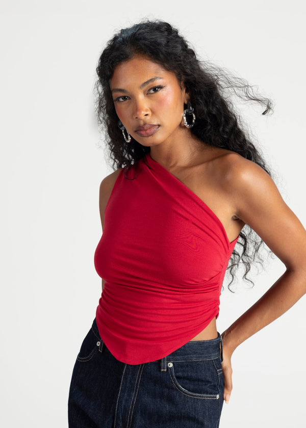 Top Anita One Shoulder - Red