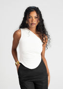 Top Anita One Shoulder - Off-White