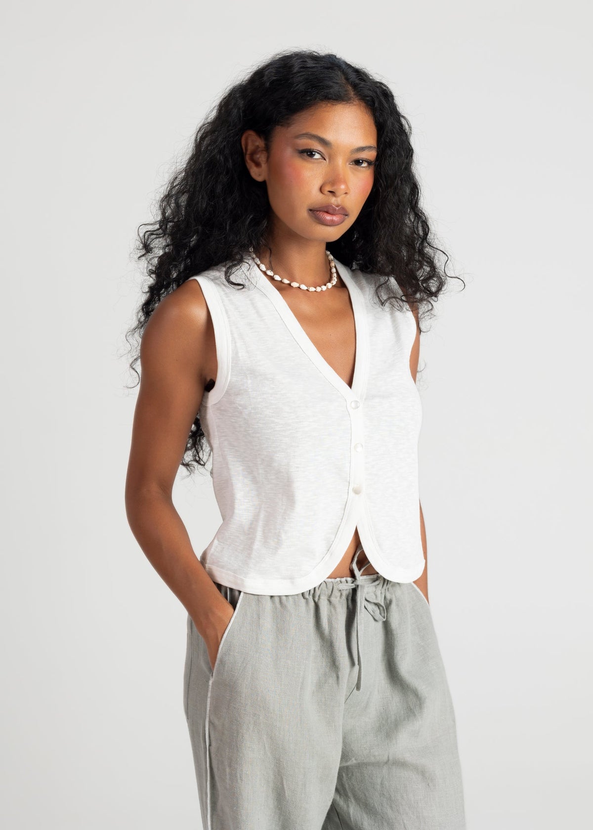 Cali Vest - White