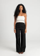 Pantalon Elise Wide-Leg Linen Trousers